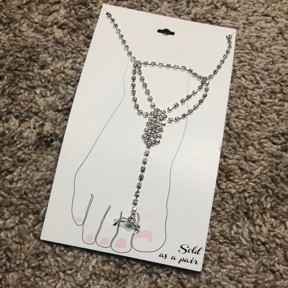 Wedding!! Barefoot sandal foot jewelry